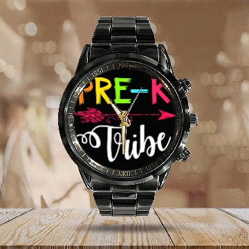 Discover Team Pre K Teacher Tribe Back To School Calendar Steel Band Watch