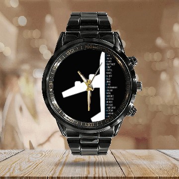 Discover Nato Alphabet For A Air Traffic Controller Calendar Steel Band Watch