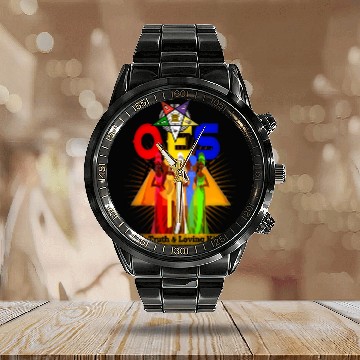 Discover Order Of The Eastern Star Oes Ring Diva Sister'S Calendar Steel Band Watch