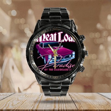 Discover Meat Loaf Paradise By The Dasard Light Calendar Steel Band Watch