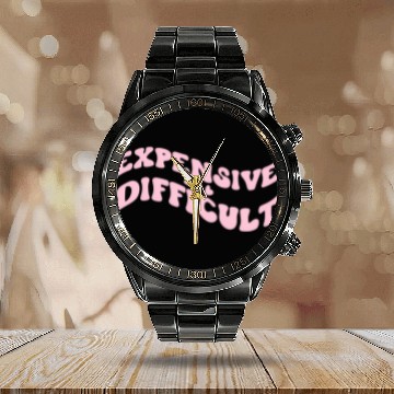 Discover Expensive And Difficult Bougie Bougee Preppy Calendar Steel Band Watch