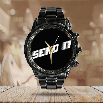 Discover Dirt Bike Send It Motocross Calendar Steel Band Watch