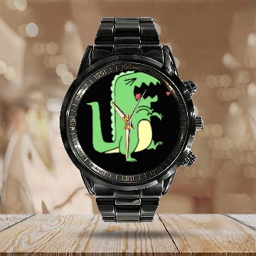 Discover Tea-Rex Mug – Funny Dinosaur Design for Tea Lovers Calendar Steel Band Watch