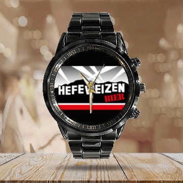Discover Beer T ShirtHefeweizen Hollywood Video Calendar Steel Band Watch