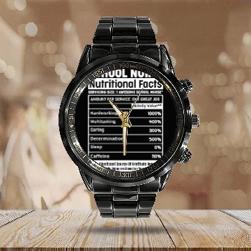 Discover Nursing Team Back To School School Nurse Nutrition Calendar Steel Band Watch