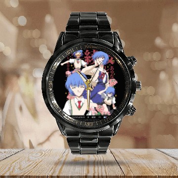 Discover Rei Ayanami Calendar Steel Band Watch