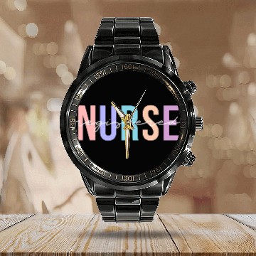 Discover Registered Nurse Rn Emergency Room Nurse Calendar Steel Band Watch