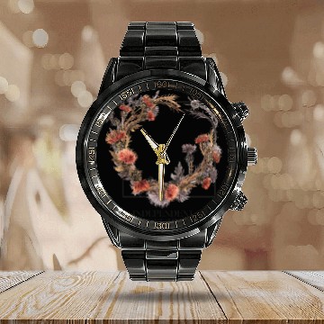 Discover Independent black Calendar Steel Band Watch