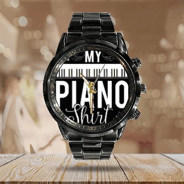 Discover Funny My Piano Quote For Pianist Piano Player Calendar Steel Band Watch