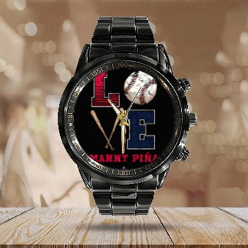 Discover Love Ny A Ny A Atlanta Mlbpa Calendar Steel Band Watch