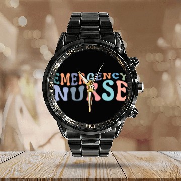 Discover Emergency Room Er Nurse Registered Nurse Calendar Steel Band Watch