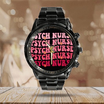 Discover Groovy Psych Nurse Psychiatric Nursing Week Tal Calendar Steel Band Watch