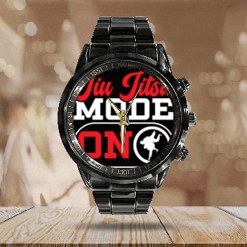 Discover Jiu Jitsu Bjj Mixed Martial Mma Combat Fighting Calendar Steel Band Watch