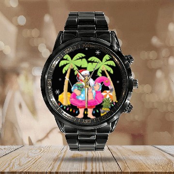 Discover CHRISTMAS IN JULY Summer Xmas Decoration Calendar Steel Band Watch