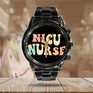 Discover u Nurse Neonatal Icu Nurse Infant Care Calendar Steel Band Watch
