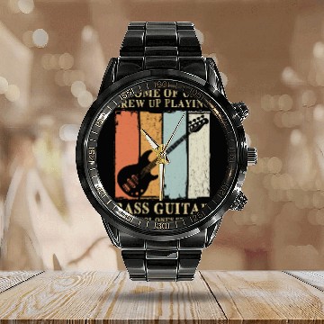 Discover Bass Guitar Grew Up Playing Calendar Steel Band Watch