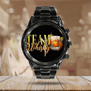Discover Team Whisky Stag Party Women Bartender Calendar Steel Band Watch