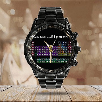 Discover Periodic Table Complete Periodic Table Of Elements Calendar Steel Band Watch