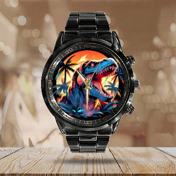 Discover music time2 Calendar Steel Band Watch