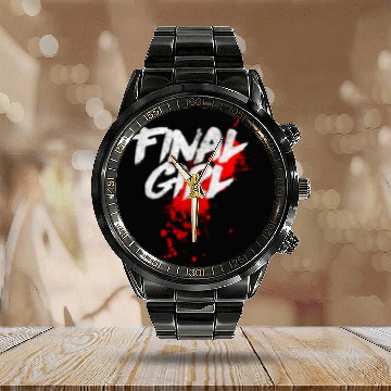 Discover Final Horror Movie Slasher Film Calendar Steel Band Watch