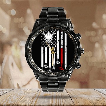 Discover Ironworker Ironworker Calendar Steel Band Watch