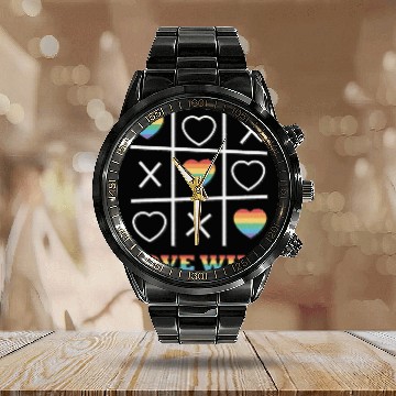 Discover pride month Calendar Steel Band Watch