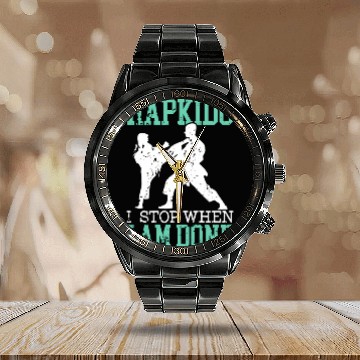 Discover Hapkido Korean Martial Self Defense Martial Calendar Steel Band Watch