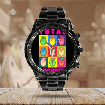 Discover Total Drama Total Coconuts Calendar Steel Band Watch