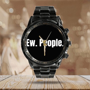 Discover Ew. People. Calendar Steel Band Watch