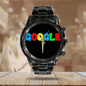 Discover I need GOOGLE girl Calendar Steel Band Watch