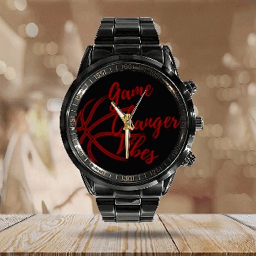 Discover game changer vibes Calendar Steel Band Watch