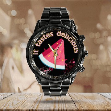 Discover Chemise de milun et de psychologie, Calendar Steel Band Watch drôle