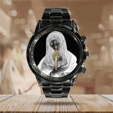 Discover Our Lady Of Guadalupe Virgin Mary Calendar Steel Band Watch