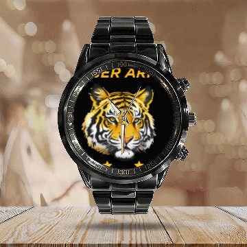 Discover TIGER ARMY Calendar Steel Band Watch