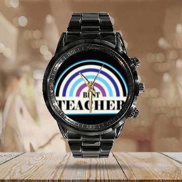 Discover Best Teacher Design for Teacher Apreciation Gifts Calendar Steel Band Watch