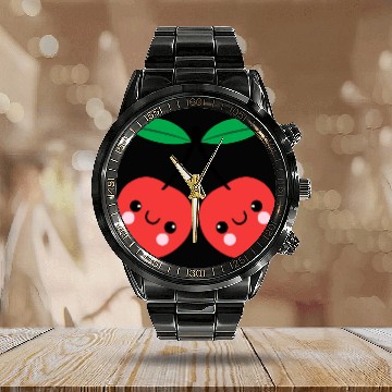 Discover Cherry Friends Calendar Steel Band Watch