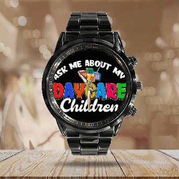 Discover Childcare Teacher Daycare Teacher Daycare Provider Calendar Steel Band Watch