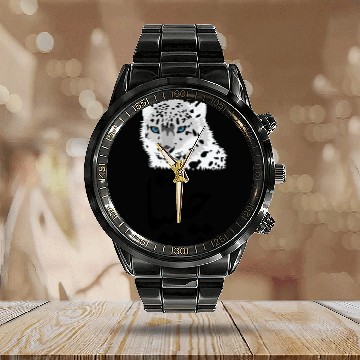 Discover Cheetah Calendar Steel Band Watch