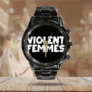 Discover Violent Femmes Calendar Steel Band Watch