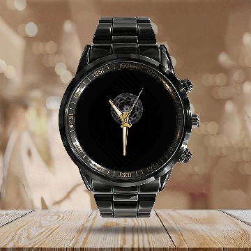 Discover Sacred Alien Calendar Steel Band Watch