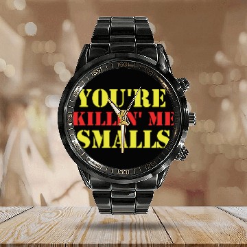 Discover youre killin me smalls Calendar Steel Band Watch