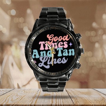 Discover Celebrating Summer Calendar Steel Band Watch