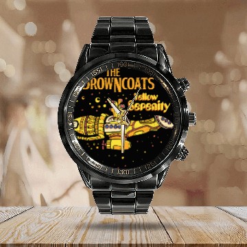 Discover The Yellow Serenity Calendar Steel Band Watch
