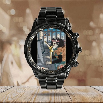 Discover Samurai Programmer 3 Samurai Computer Samurai Pc Calendar Steel Band Watch