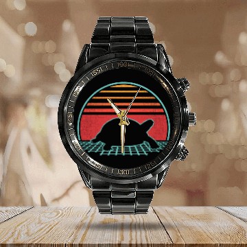 Discover Tortoise 80S Style Calendar Steel Band Watch