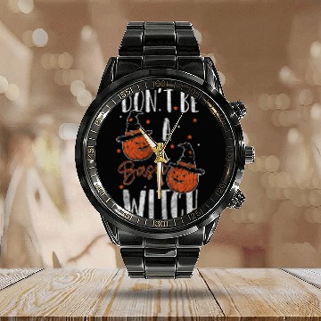 Discover Witchcraft Woman Sorcery Saying Calendar Steel Band Watch