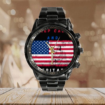 Discover Independence Day Buddha Meditation Calendar Steel Band Watch