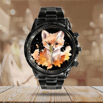Discover Baby fox Calendar Steel Band Watch