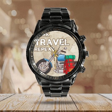 Discover Best work travel Calendar Steel Band Watch