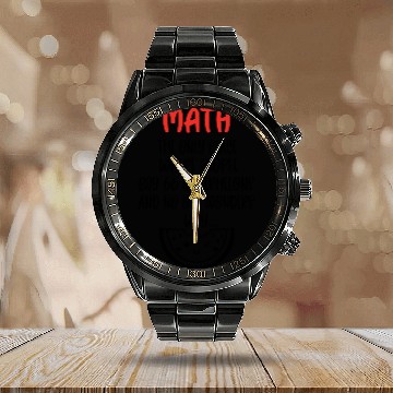 Discover Math And Watermelons Mathematics Calculation Numbe Calendar Steel Band Watch
